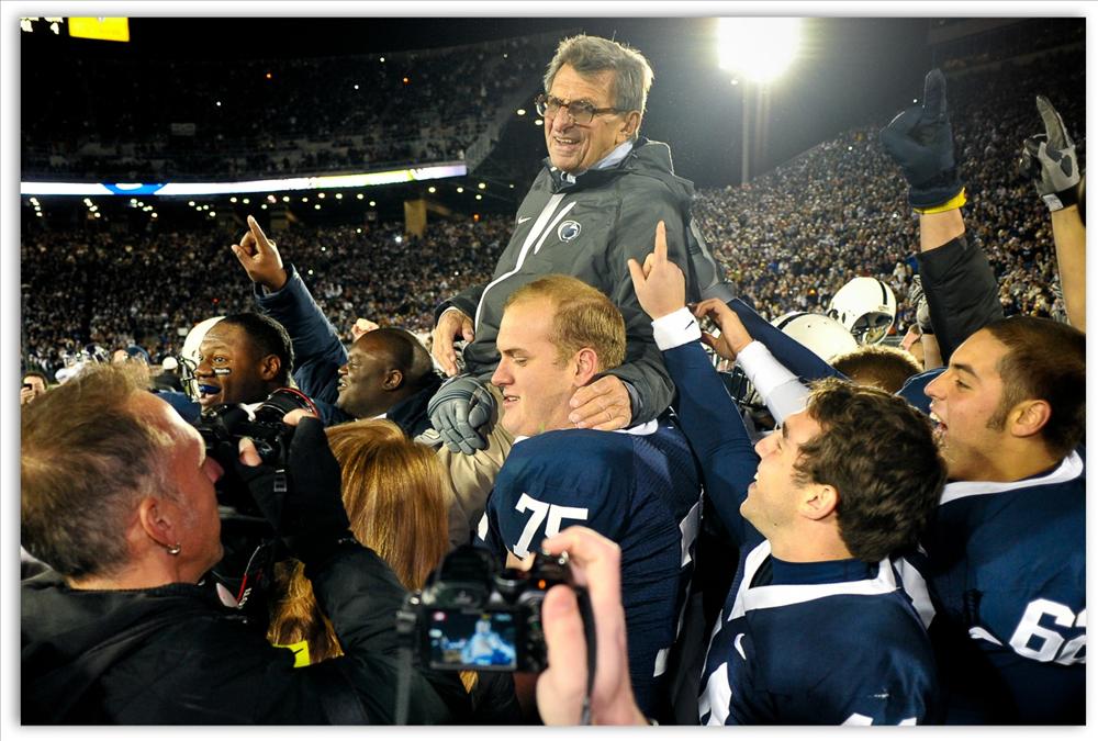 Joe Paterno celebration